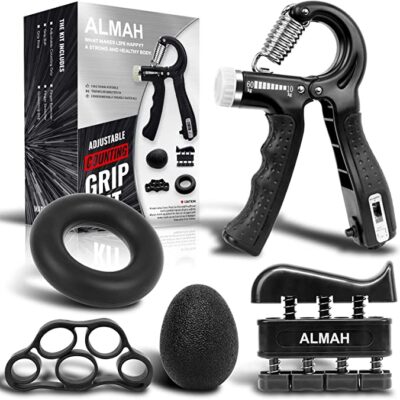 ALMAH Hand Grip Strengthener kit(5 Pack)